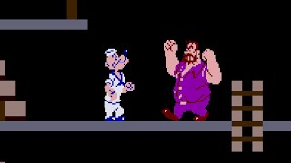 Popeye (Arcade, 1982) – 9-Round Session (Single Player) 💪🥬⚓