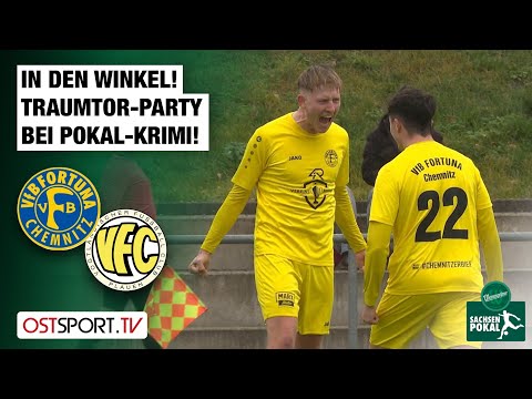 Into the top corner! A DREAM GOAL PARTY in a cup thriller! VfB Fortuna Chemnitz - VFC Plauen | Sa...