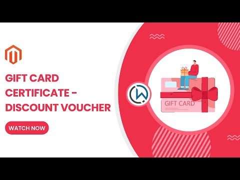 Magento Gift Card Certificate -  Discount Voucher