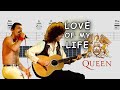 Love Of My Life - Queen - Free Easy Guitar Tabs
