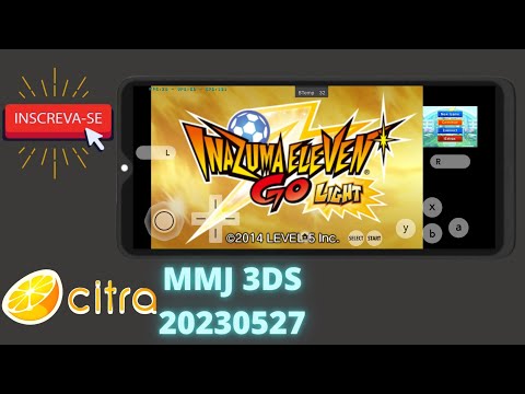 ✅Citra MMJ 3DS Teste Inazuma Eleven Go Light (Europe)