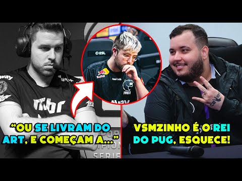 EX-COACH da MIBR *DETONA* FURIA e PEDE PELO KICK do ART!!; V$M IMPARÁVEL NO PUG