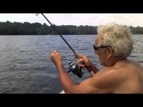 Delmo misses a good trout!