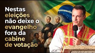 Nestas eleições não deixe o evangelho fora da cabine de votação! #padreoverland #igrejacatólica