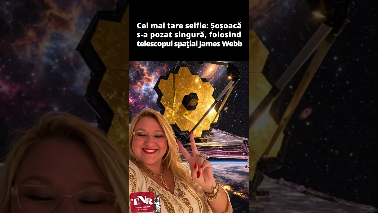 Cel mai tare selfie: Șoșoacă s-a pozat singură, folosind telescopul spaţial James Webb