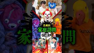 【4選】先生が家庭訪問に行った時の反応の違い…#shorts #ティアロ疾風伝 #小学生 #あるある