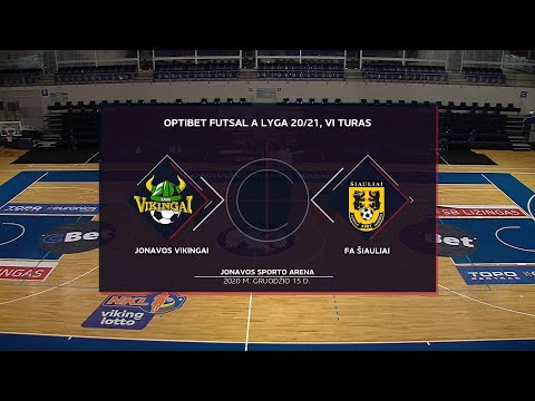 Optibet Futsal A Lyga | Jonavos Vikingai - FA Šiauliai | Rungtynių Santrauka |