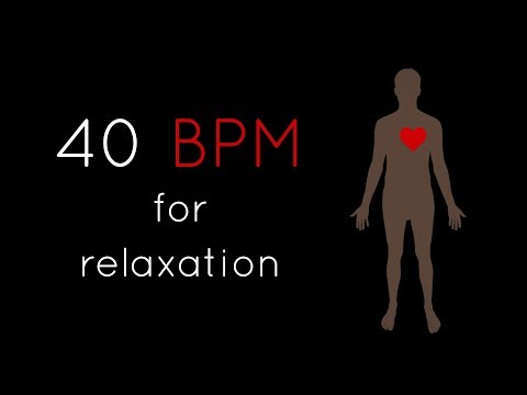 1h Heartbeat + Deep Bass (40 BPM) | Relaxing Meditation Music