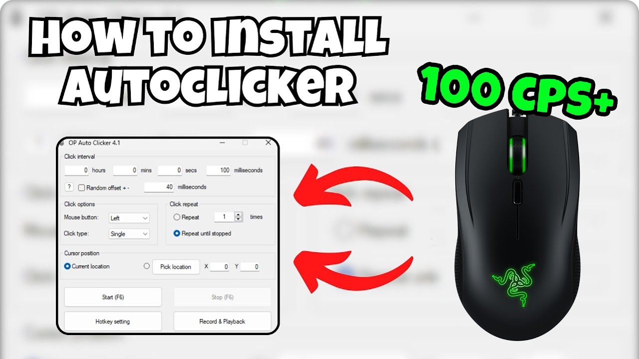OP Auto Clicker Interface