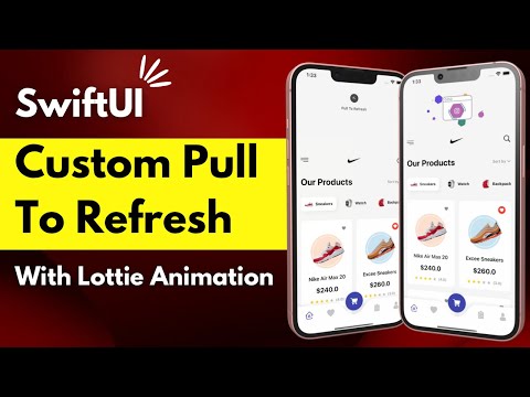 SwiftUI 3.0 Custom Pull To Refresh With Lottie Animation - Complex UI - Xcode 13 - SwiftUI Tutorials