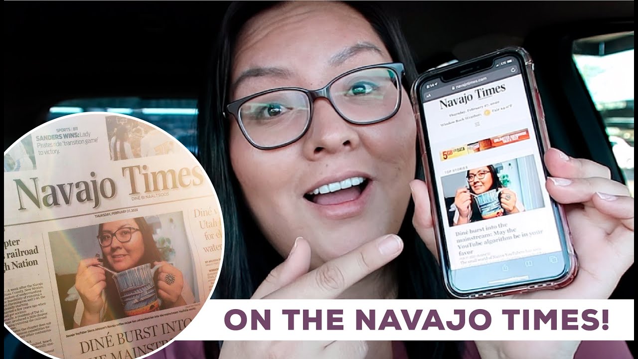 I'M ON THE FRONT COVER OF THE NAVAJO TIMES! 😱