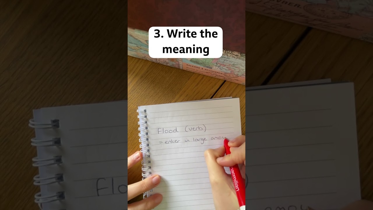 How to record vocabulary #shorts