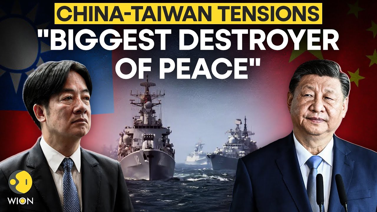 China-Taiwan Tensions: Taiwan Condemns China’s Drills as “Destroyer of Peace” | WION Originals