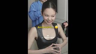 Jennie with Jin on MV set? 😱👀 #jennie #blackpink #shorts