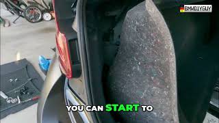 Unlock Your Trunk: Easy Carpet Removal Guide! #shorts