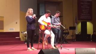 Falling-Jamestown Story Cover at the 2017 Calvary academy talent show