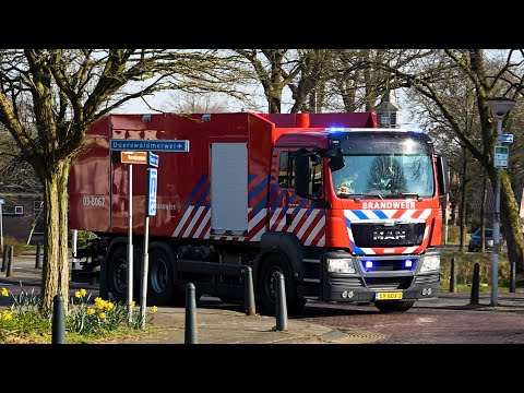 P1, Brandweer Veenhuizen [WW 03-8067] naar brand in bos Beakendyk Bakkeveen
