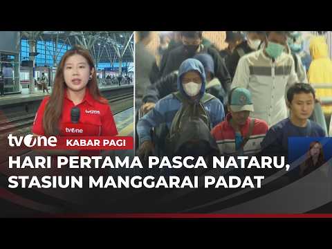 Libur Nataru Usai, Stasiun Manggarai Kembali Disesaki Penumpang | Kabar Pagi