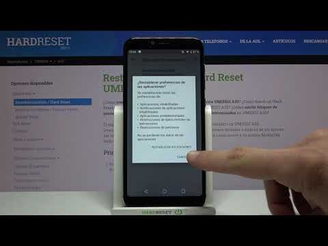 Cómo restablecer configuración de apps en UMIDIGI A3S - ajustes de aplicaciones