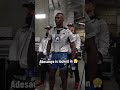 Izzy was locked in on his way to the cage #UFC287 ?