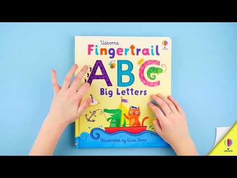 Видео обзор Fingertrail ABC Big Letters [Usborne]