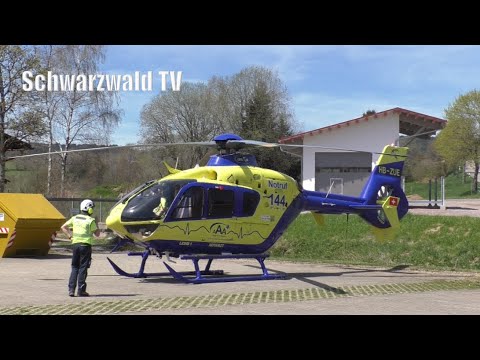 🚨🚔🚁 Tragischer Notfall in Herrischried - RTH Lions 1, Polizei und DRK im Einsatz [04.05.2023]