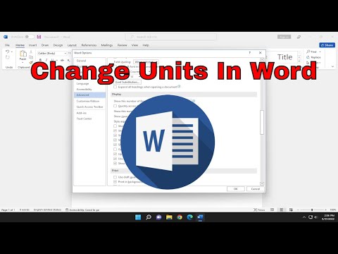 How To Change Inches To Centimeters In Microsoft Word [Tutorial]