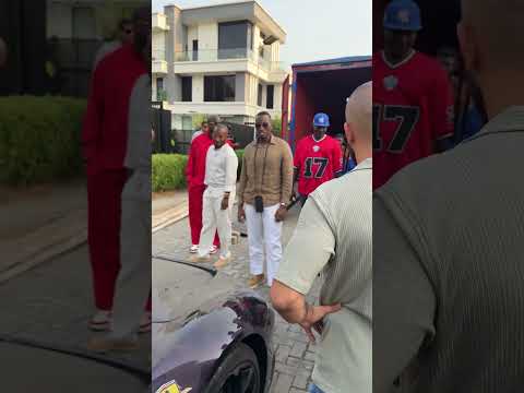Burna boy checking out his new Ferrari sf90 😳 #automobile #luxurycar  #ferarri