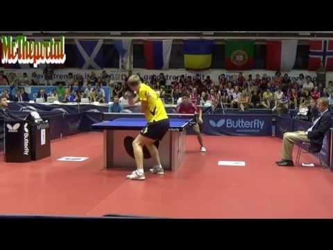 Table Tennis EYC 2014 JUNIOR FINAL - Alexandre Cassin Vs Elias Ranefur -