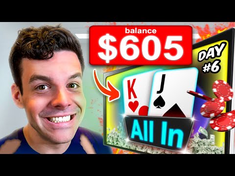 I’m Restarting My Poker Career at $0 - Day 6