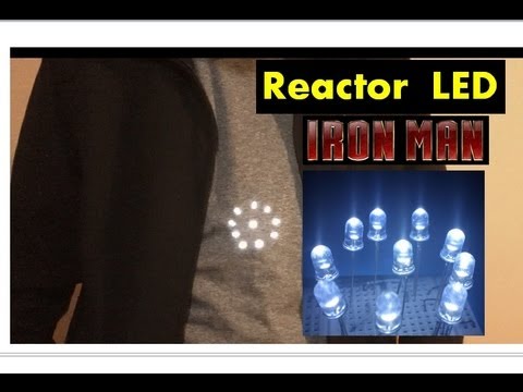 ✅ Linterna LED y Reactor de IRON-MAN (Como se hace) Video