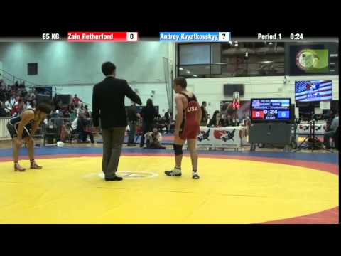 65 KG Bronze - Zain Retherford (NLWC) vs. Andrey Kvyatkovskyy (Ukraine)