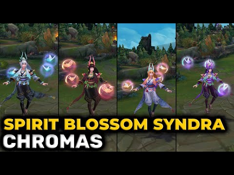Spirit Blossom Syndra Chromas - League of Legends