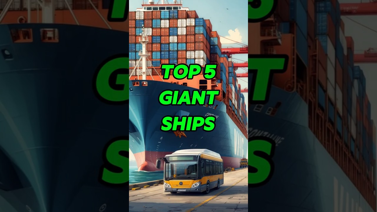 Top 5 giant container ships #ships