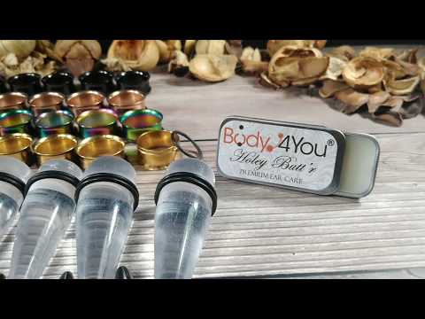 BodyJ4You 18PC Tunnel Kit Ear Plugs Stretching Set 14G-00G Stainless Steel Single Flare Expanders