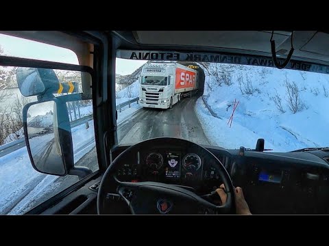 POV Driving Scania R580 - Senjahopen