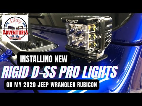 Installing New Rigid D SS Pro Lights on My 2020 Jeep Wrangler Rubicon