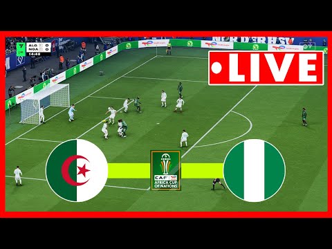 🔴 LIVE: Algeria vs Nigeria 🔴 AFCON 2025/2026 - Quarterfinal ⚽ Match Today Simulation