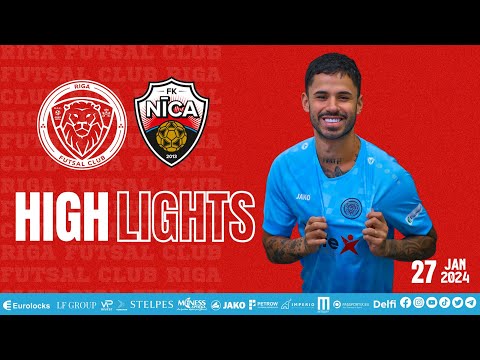 27.01.2024. FK NĪCA / OTANKIMILL.EU vs RIGA FUTSAL CLUB I HIGHLIGHTS I