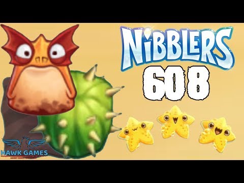 Fruit Nibblers Level 608 - 3 Stars Walkthrough, No Boosters