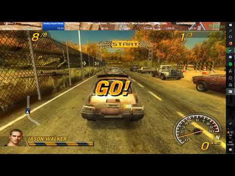 FlatOut 2: Derby Class (Wreckless) in 1:37:07