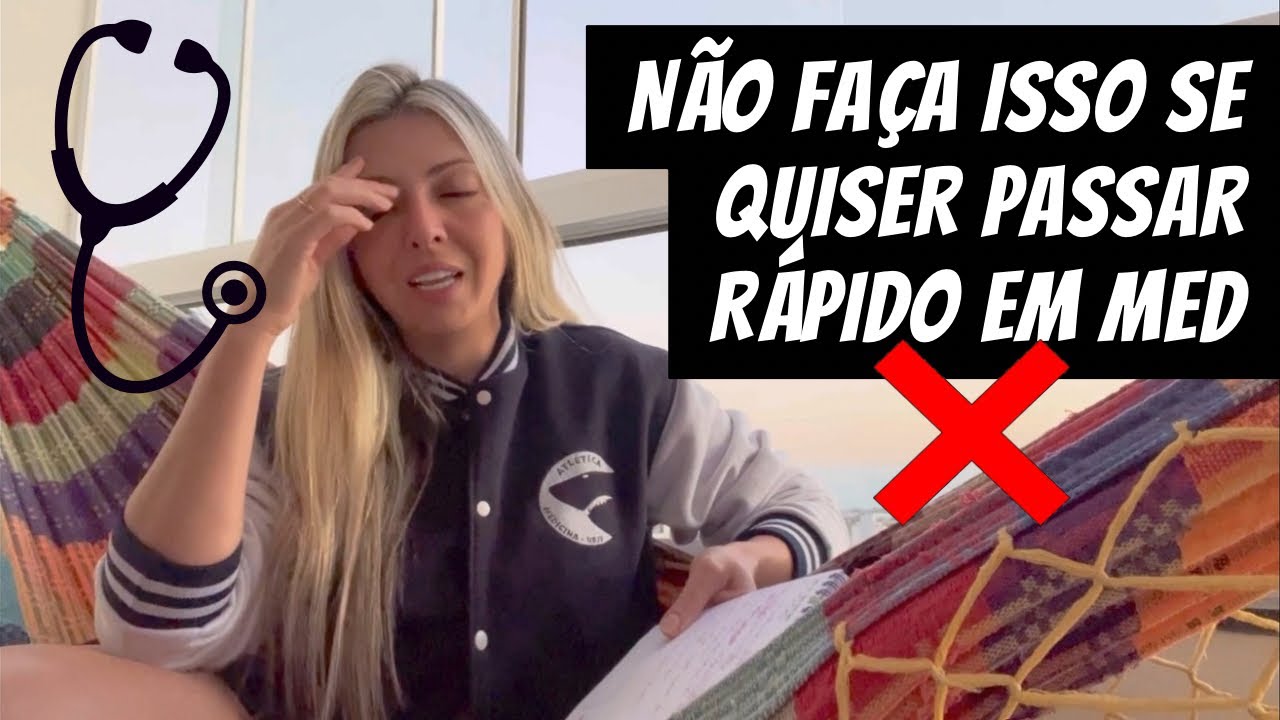 8 ERROS QUE NÃO FARIA DE NOVO PRA PASSAR RÁPIDO EM MEDICINA NA FEDERAL ❌ Medicina depois dos 30