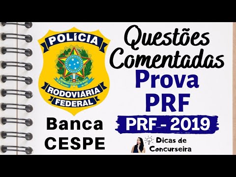 PROVA da PRF - Questões comentadas de Língua Portuguesa | PRF 2019 - Banca CESPE/Cebraspe