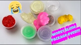 WORST SLIME PACKAGE EVER FROM ETSY!!!! I GOT SCAMMED?????