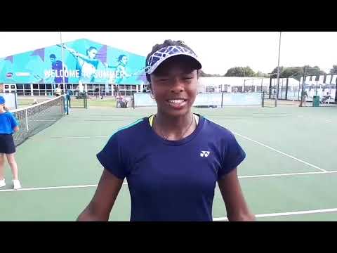 Jaquelyn Ogunwale British Tennis National Championships August 2019