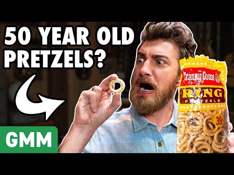 50 Year Old Pretzel Taste Test Video