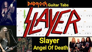 Angel Of Death - Slayer - Guitar + Bass TABS Lesson