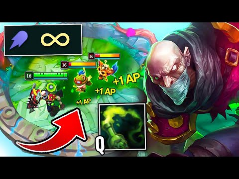 Singed but I have infinitely stacking AP on my poison (2v2v2v2 Game Mode)