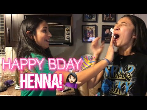 Henna’s birthday party