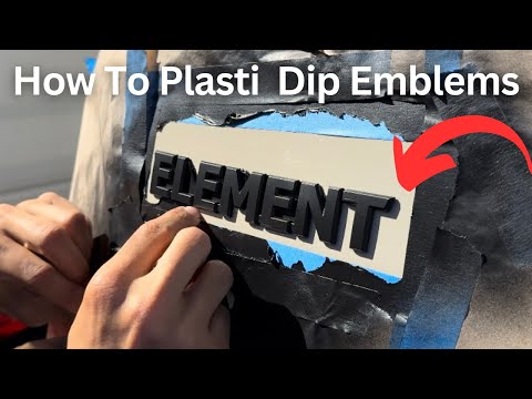 How To Plasti Dip Emblems | Easy DIY Guide